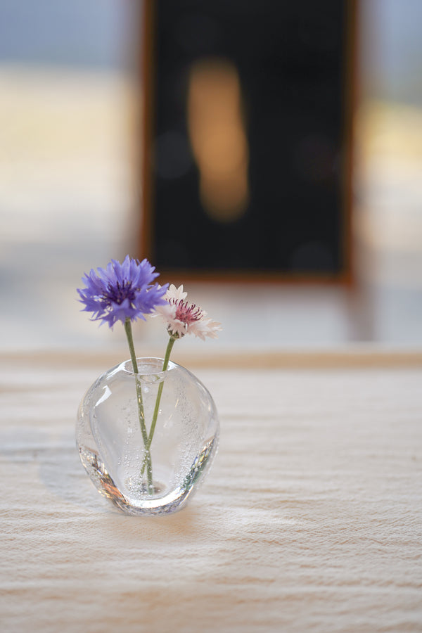 球體玻璃花器 小 一輪插 | Sazanami Glass