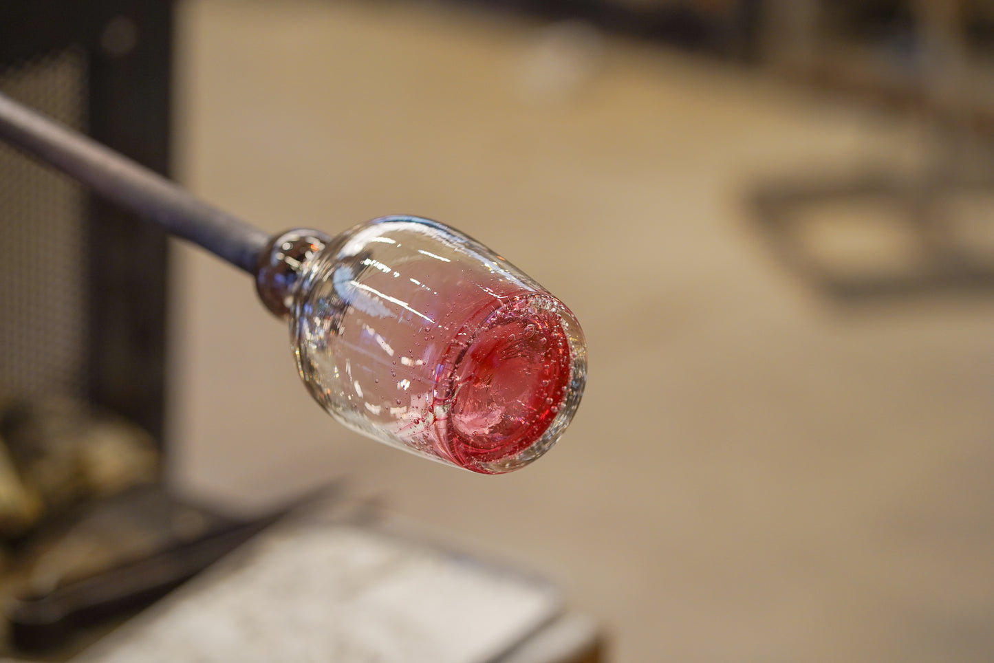 漸層玻璃杯 莓果色 | Sazanami Glass
