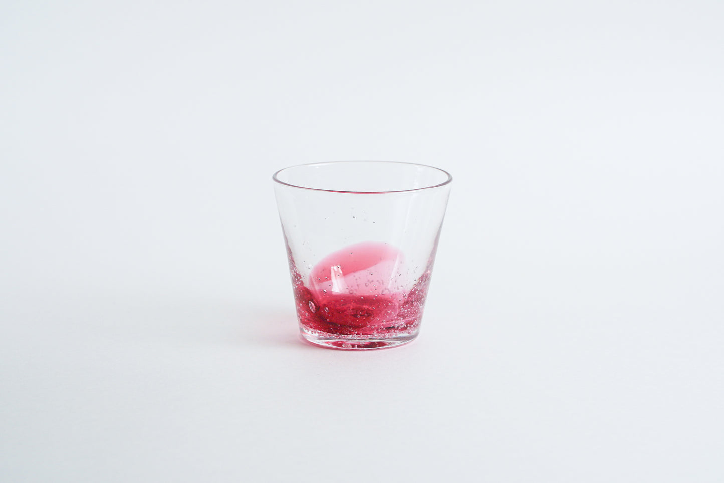 漸層玻璃杯 莓果色 | Sazanami Glass