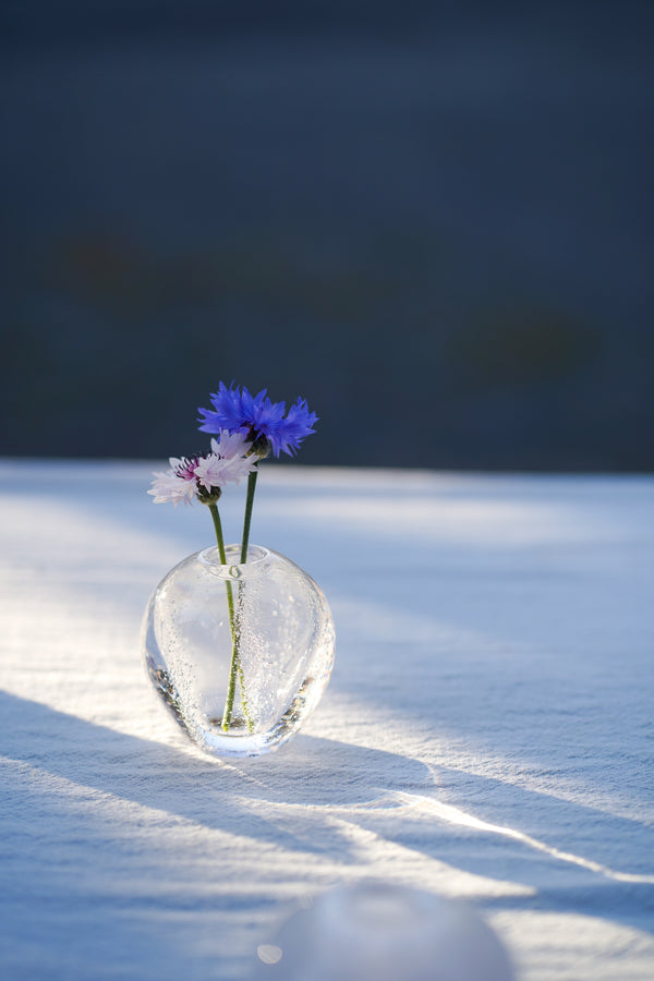 球體玻璃花器 小 一輪插 | Sazanami Glass