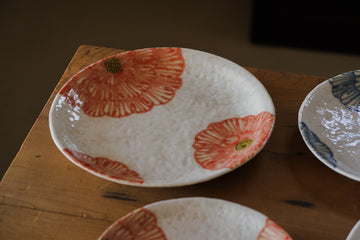 【新入荷】加藤芳平的手繪牡丹皿三色入荷