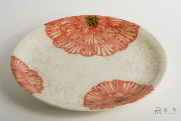 粉引紅牡丹皿 大 | 加藤芳平