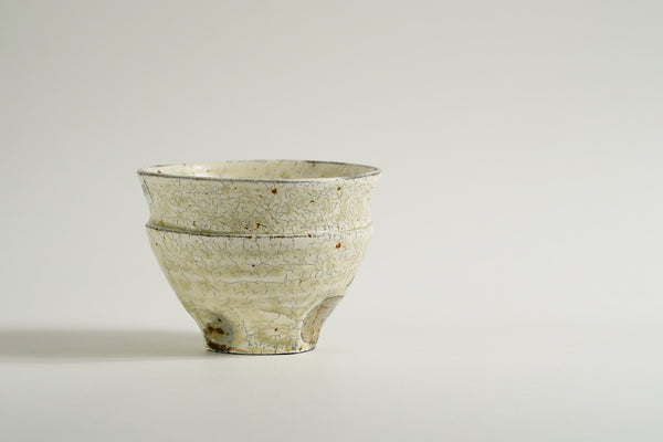 灰釉粉引汲出茶杯 | 山本一仁 (2025年3月)