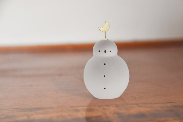 (預購) 玻璃雪人 - 霧面 | 市川硝子製作所