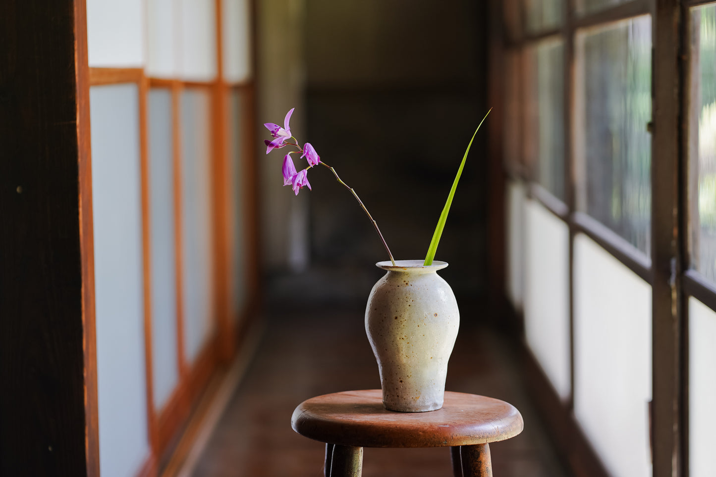 玻璃釉壺形花器 | 山本一仁 (2025年6月)