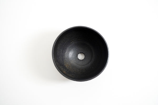 黑鐵釉陶盆 13cm | 山本一仁 (2025年6月)