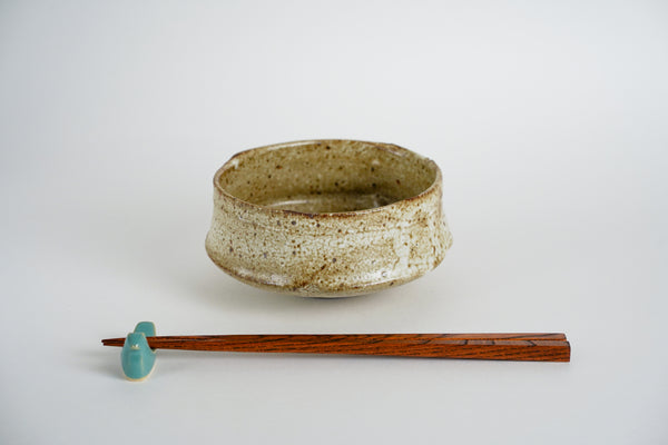 梅花皮釉寬茶碗 | 山本一仁 (2025年12月)