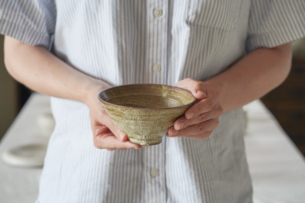 梅花皮釉飯碗 | 山本一仁 (2025年12月)