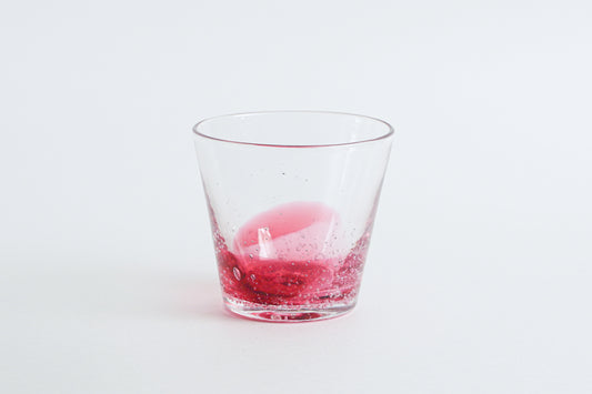 漸層玻璃杯 莓果色 | Sazanami Glass