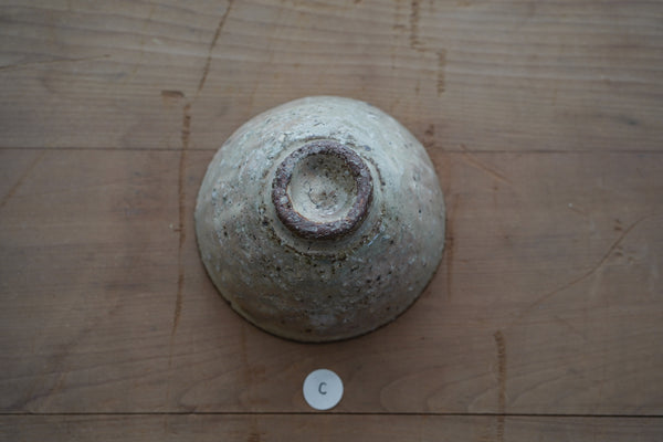 灰釉化粧飯碗 | 小辻真一