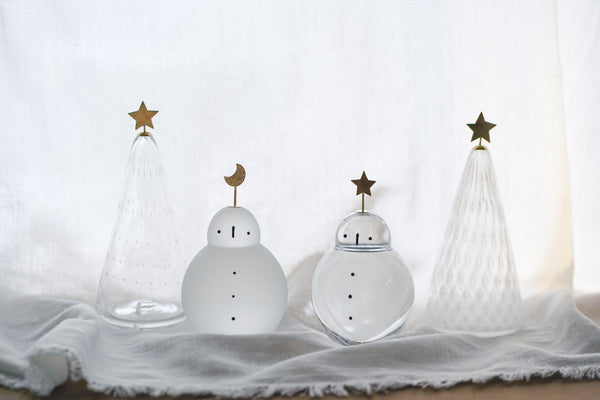 (預購) 玻璃雪人 - 霧面 | 市川硝子製作所