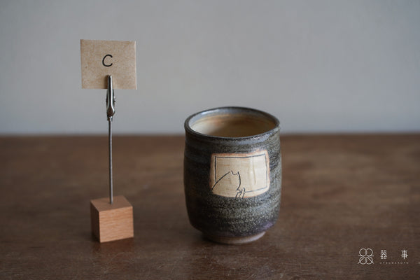 【再入荷】窗邊貓咪湯吞茶杯 | 川越紀宏