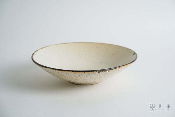 【再入荷】白泥七寸圓淺鉢 | 文山香菜江