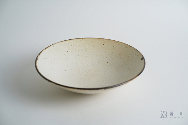 【再入荷】白泥七寸圓淺鉢 | 文山香菜江