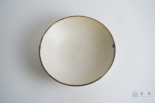 【再入荷】白泥七寸圓淺鉢 | 文山香菜江