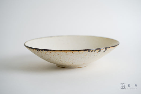 【再入荷】白泥七寸圓淺鉢 | 文山香菜江