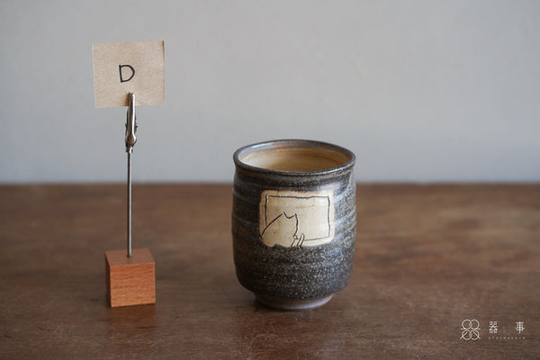 【再入荷】窗邊貓咪湯吞茶杯 | 川越紀宏