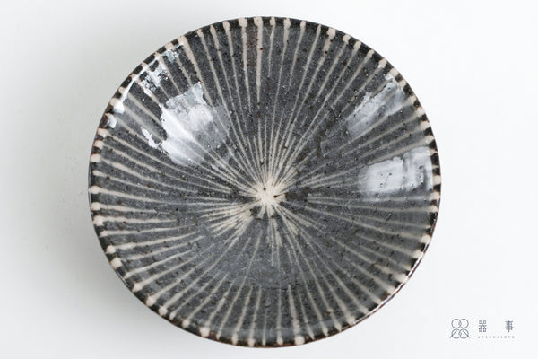 鼠志野釉十草五寸皿 | 三浦繁久