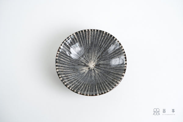 鼠志野釉十草五寸皿 | 三浦繁久