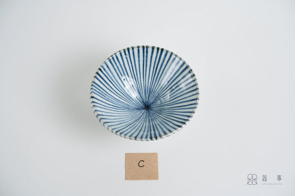 粉引青十草飯碗 | 三浦繁久