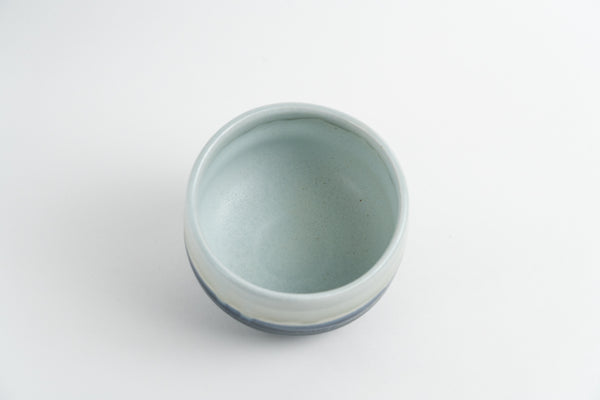 粉彩抹茶碗 海洋深藍 | 伸光窯