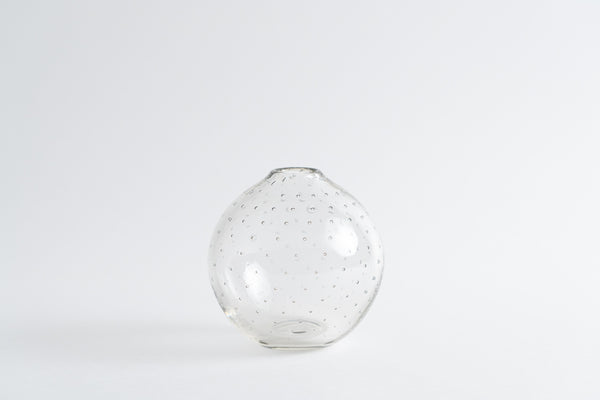 氣泡小花器 灰 | 市川硝子製作所