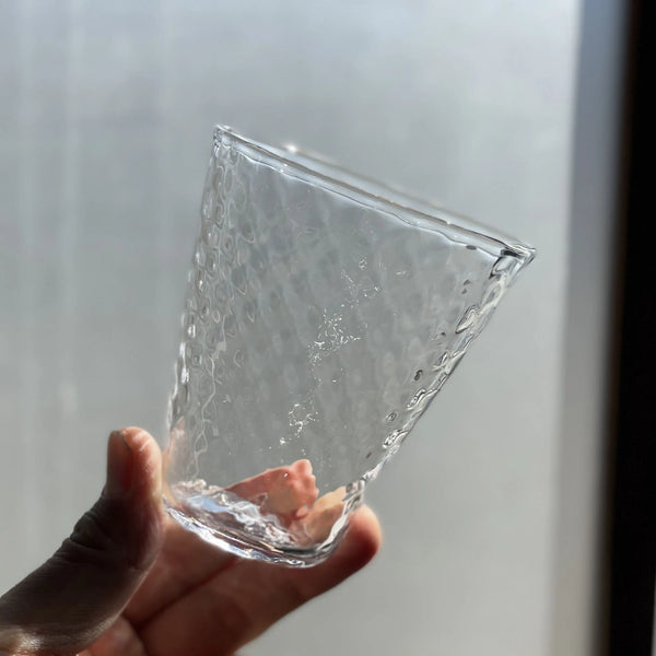鑽石光紋玻璃杯 | Sazanami Glass