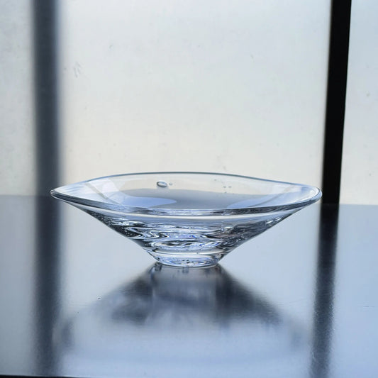 波動 立體玻璃淺缽 | Sazanami Glass