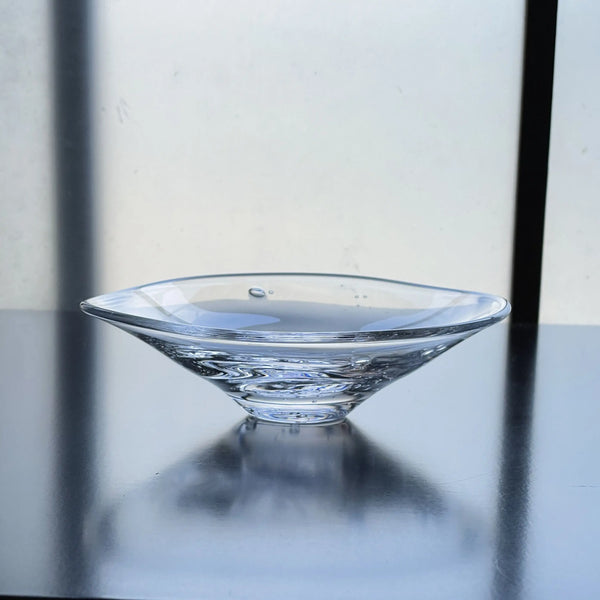 【再入荷】波動 立體玻璃淺缽 玻璃皿 | Sazanami Glass