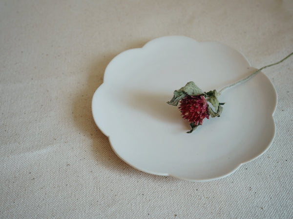 輪花豆皿 | 藤田千絵子