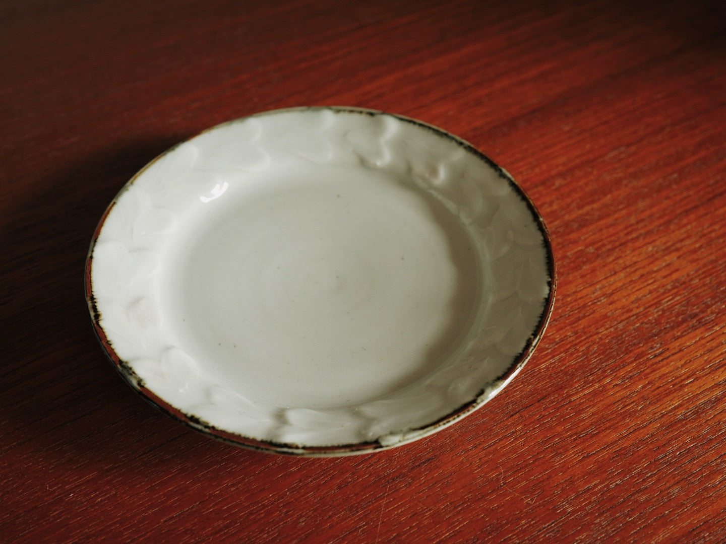 白瓷雙葉小皿 | 小林巧征
