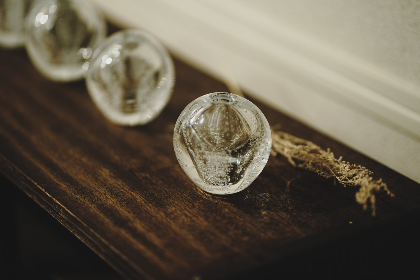 球體玻璃花器 小 一輪插 | Sazanami Glass