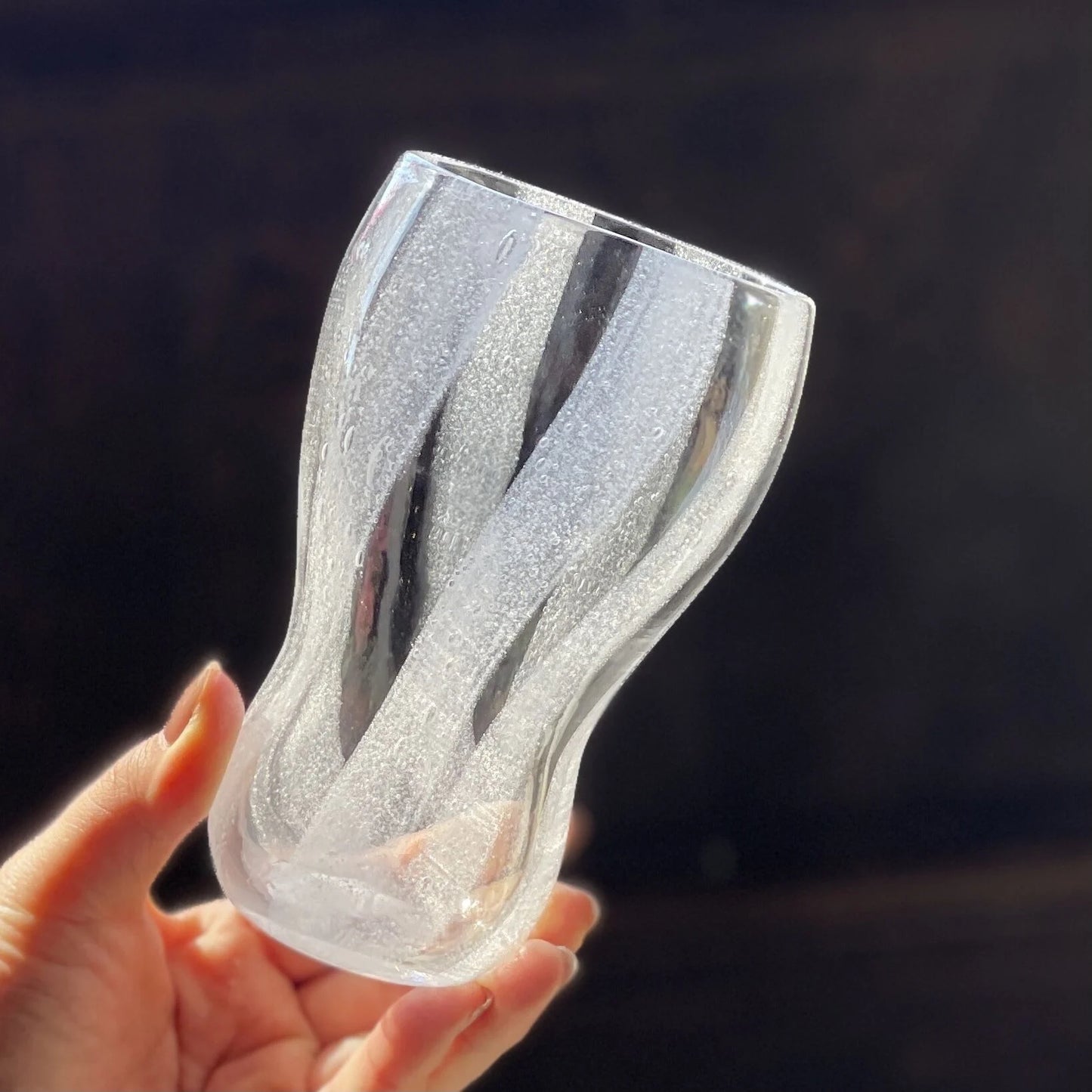 曲線氣泡杯 | Sazanami Glass
