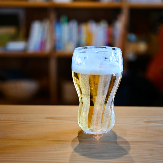 曲線氣泡杯 | Sazanami Glass