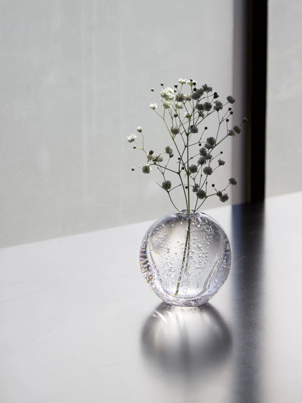 球體玻璃花器 大 | Sazanami Glass